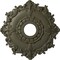 Ekena Millwork Riley Ceiling Medallion (Fits Canopies up to 4 5/8"), 18"OD x 3 1/2"ID x 1 1/2"P, Witch Hazel CM18RLWHF - alternate 1